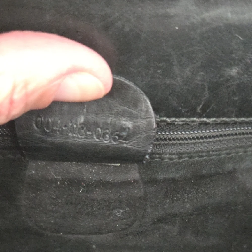 GUCCI Vintage Black GUCCI TOM FORD ERA Leather Men Authentic